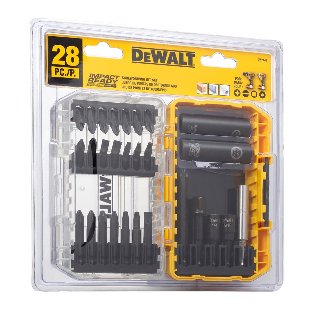 Set de 28 Puntas de Impacto DeWalt - DW2149G2
