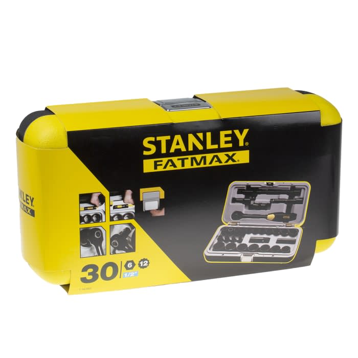 Juego de Dados Fatmax Cromo Negro 30 Piezas Stanley 94-6622