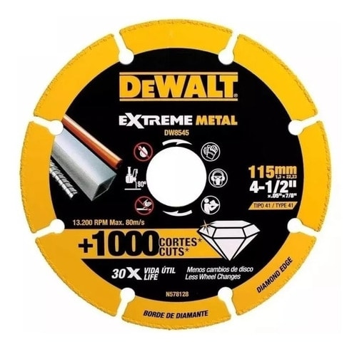 DISCO DIAMANTADO PARA CORTE METAL 4