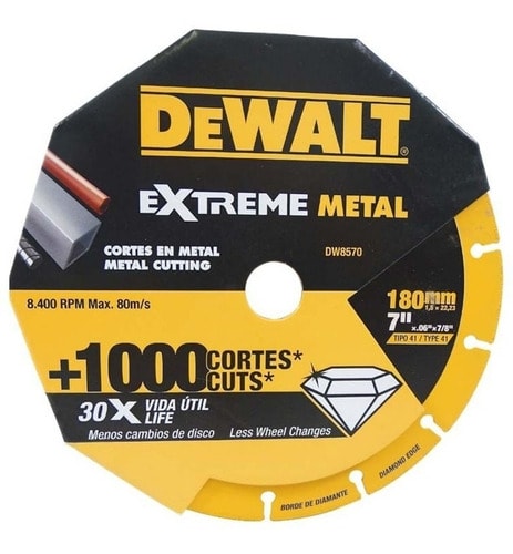 DISCO DIAMANTADO PARA CORTE METAL 7