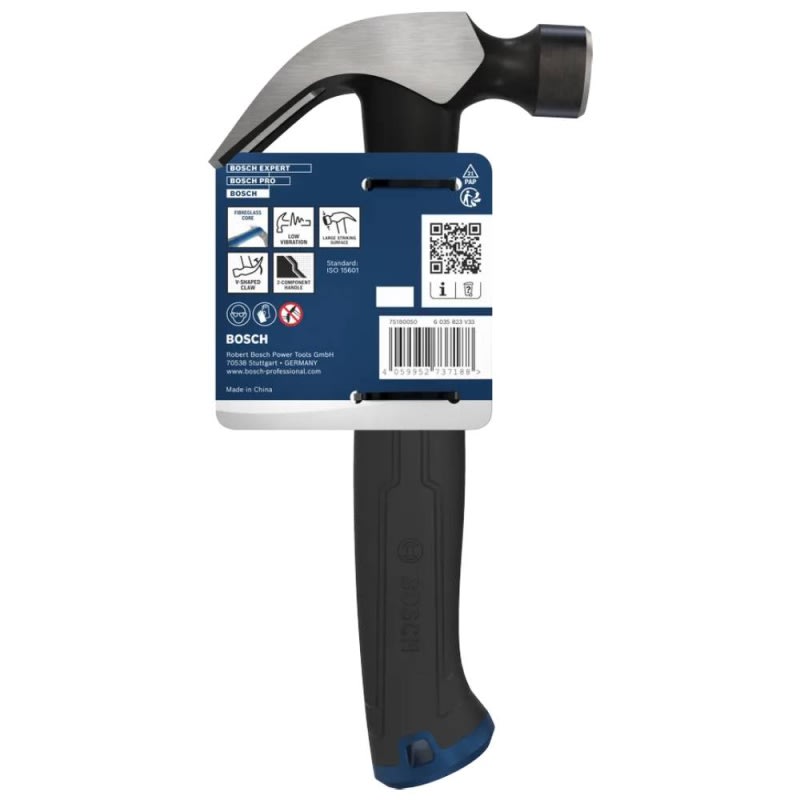 Martillo de Uña Curva 12 Oz Bosch 1600.A03.AK84