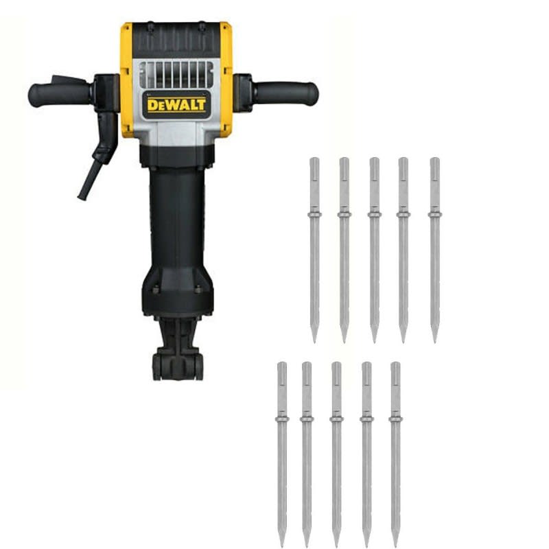 Martillo Rompepavimento Hex 2000w + 10cinc - DEWALT D25980K1