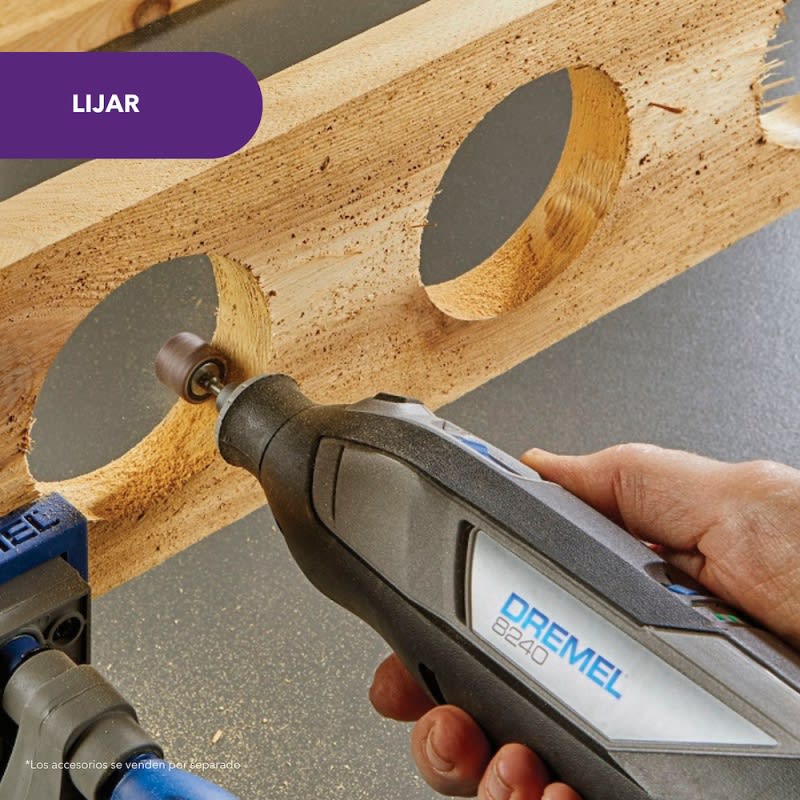 Minitorno 12V 35000 Rpm 1 Bat y Carg + 5 Accs Dremel 8240 F013.824.0LD4