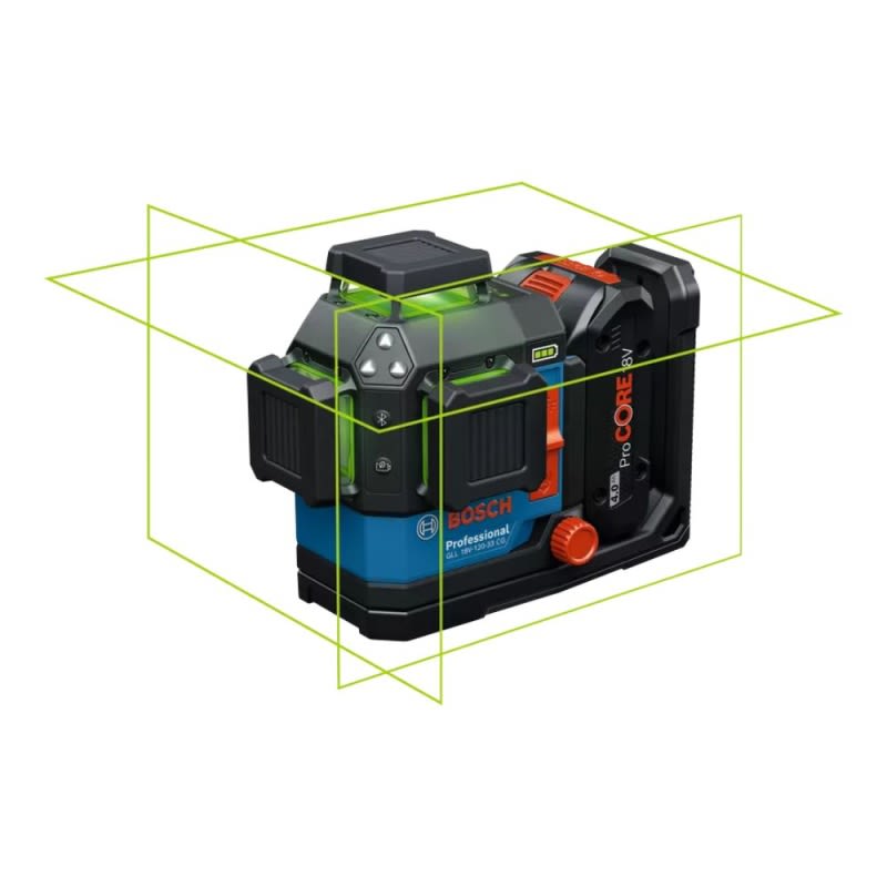 Nivel Láser Bosch GLL 18V-120-33 CG+ Kit 18V (Bat. 4.0Ah + Carg.)– 0601.065.1G02