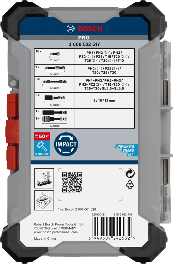 Set de Puntas Bosch PRO Impact (36 Piezas) - 2608.522.5173