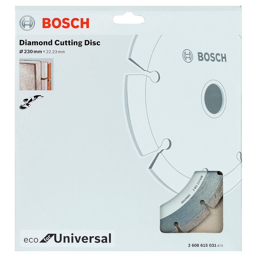 Disco Diamantado 9'' Eco Universal Segmentado Bosch 2608.615.031-0002