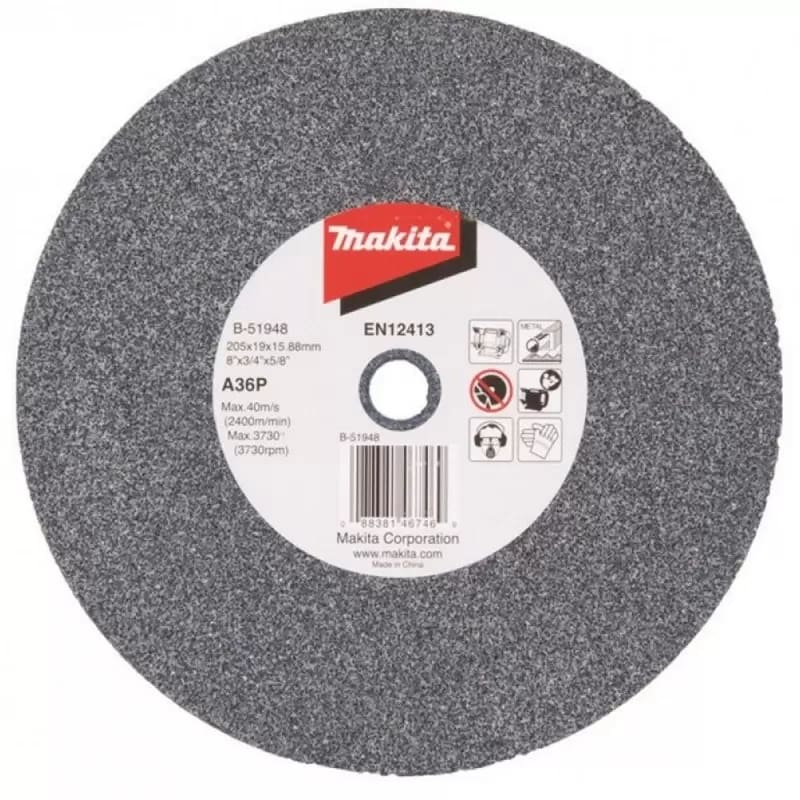 Rueda abrasiva para Esmeril Banco 8