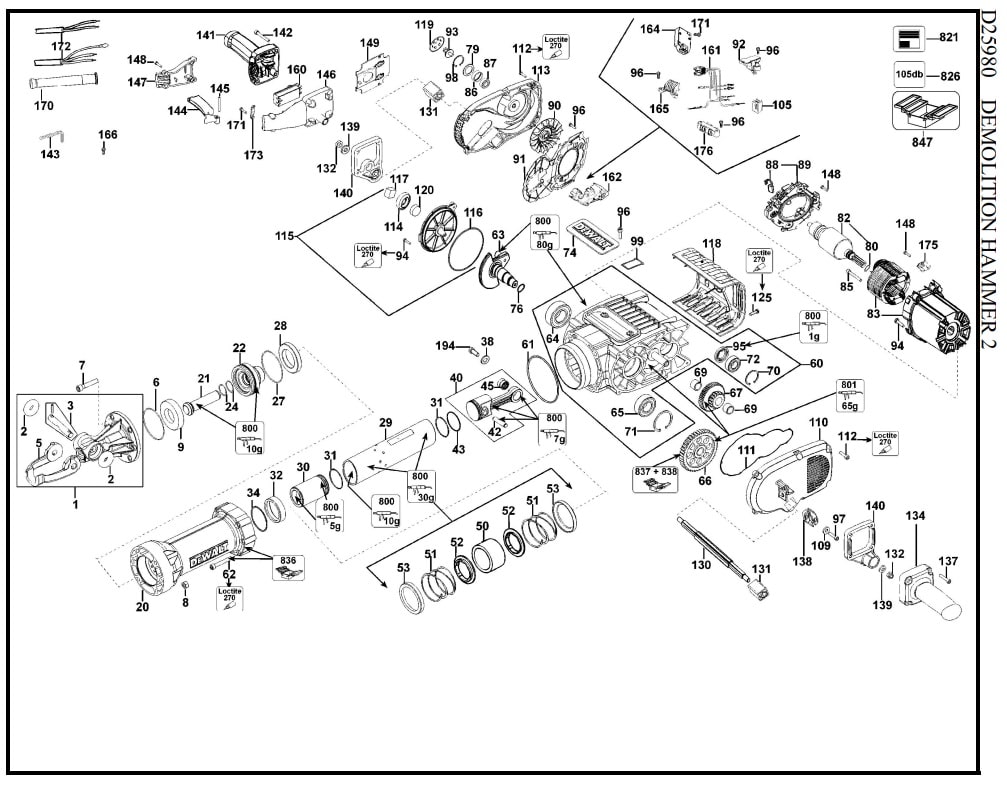 ENGRANAJE DOBLE D25980 DEWALT - 494573-00 DEWALT (494573-00)3