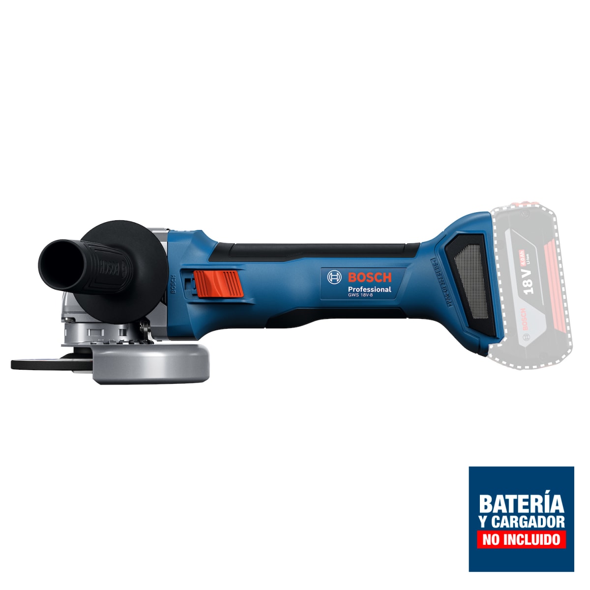 Esmeril Angular Bosch GWS 18V-8 4.5