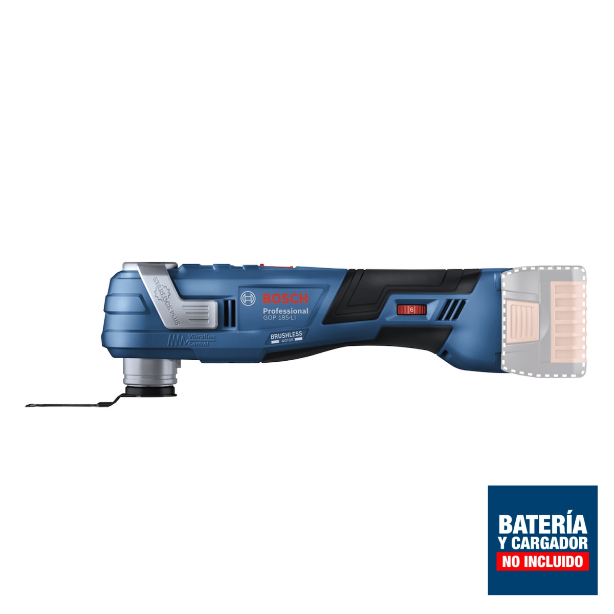 Multicortadora Bosch 18V Brushless (Sin Batería) GOP185-LI - 0601.8G2.0D02