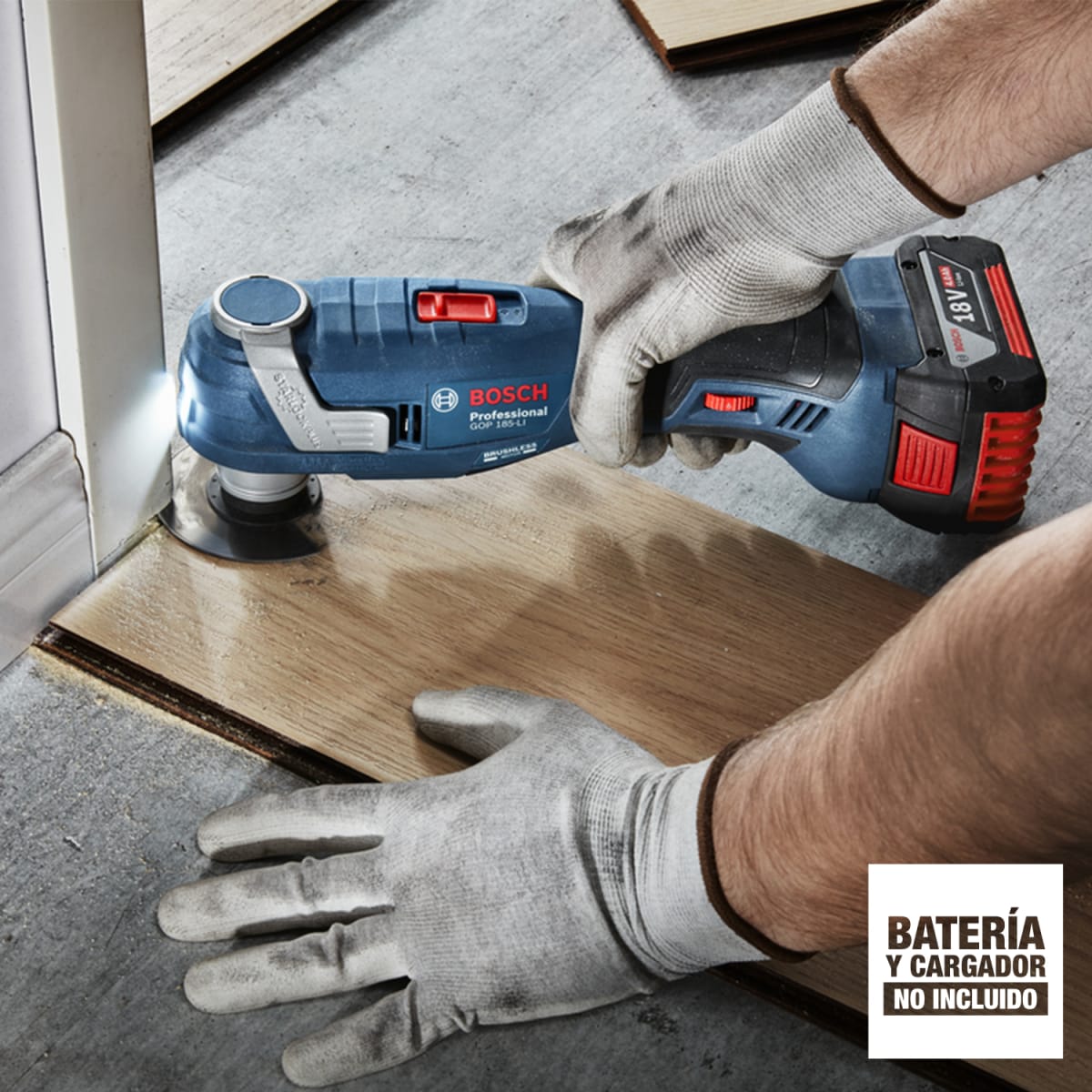 Multicortadora inalámbrica Bosch GOP 185-LI 18V SB6