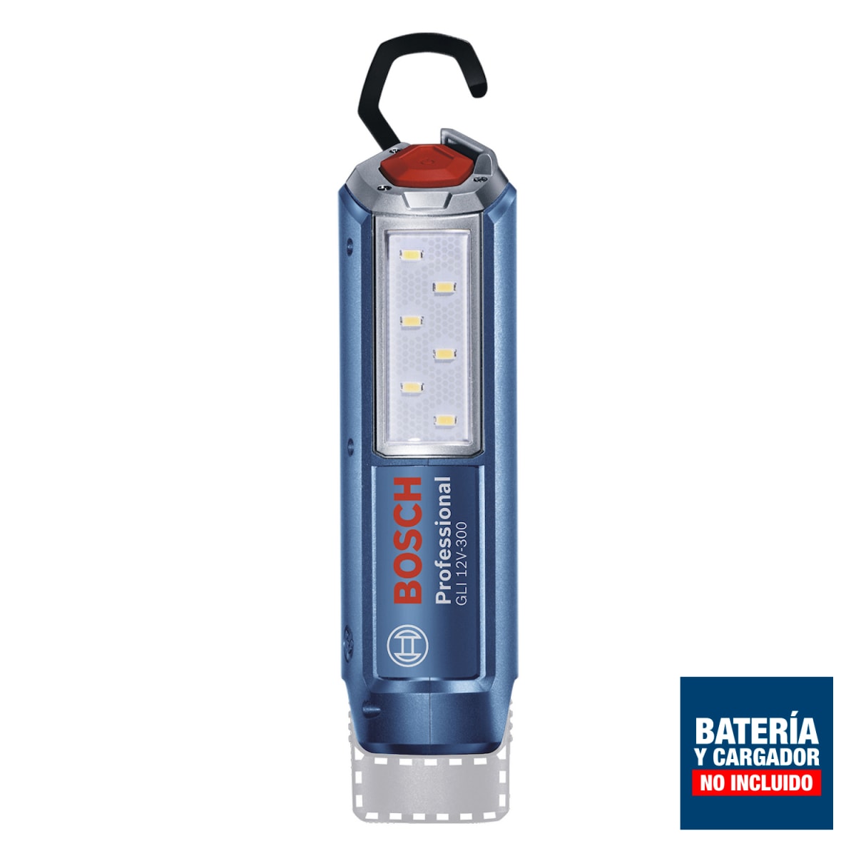 Linterna de trabajo Bosch 12V 300lm (Sin Batería) GLI12V-300 - 0601.4A1.0002