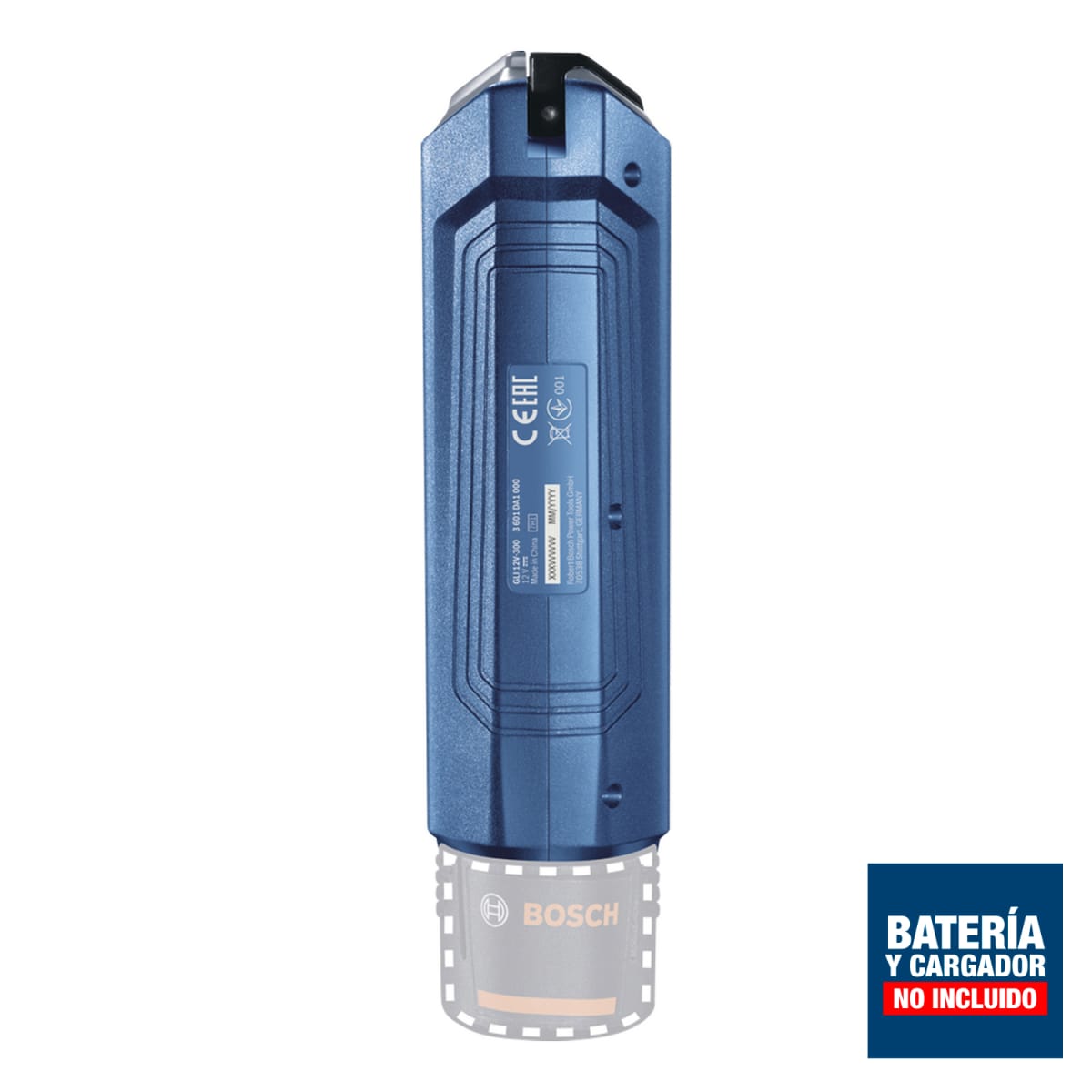 Linterna de trabajo Bosch 12V 300lm (Sin Batería) GLI12V-300 - 0601.4A1.0003