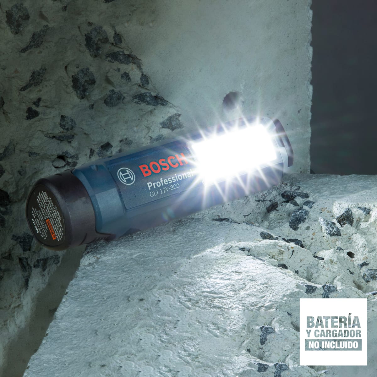 Linterna de trabajo Bosch 12V 300lm (Sin Batería) GLI12V-300 - 0601.4A1.0006