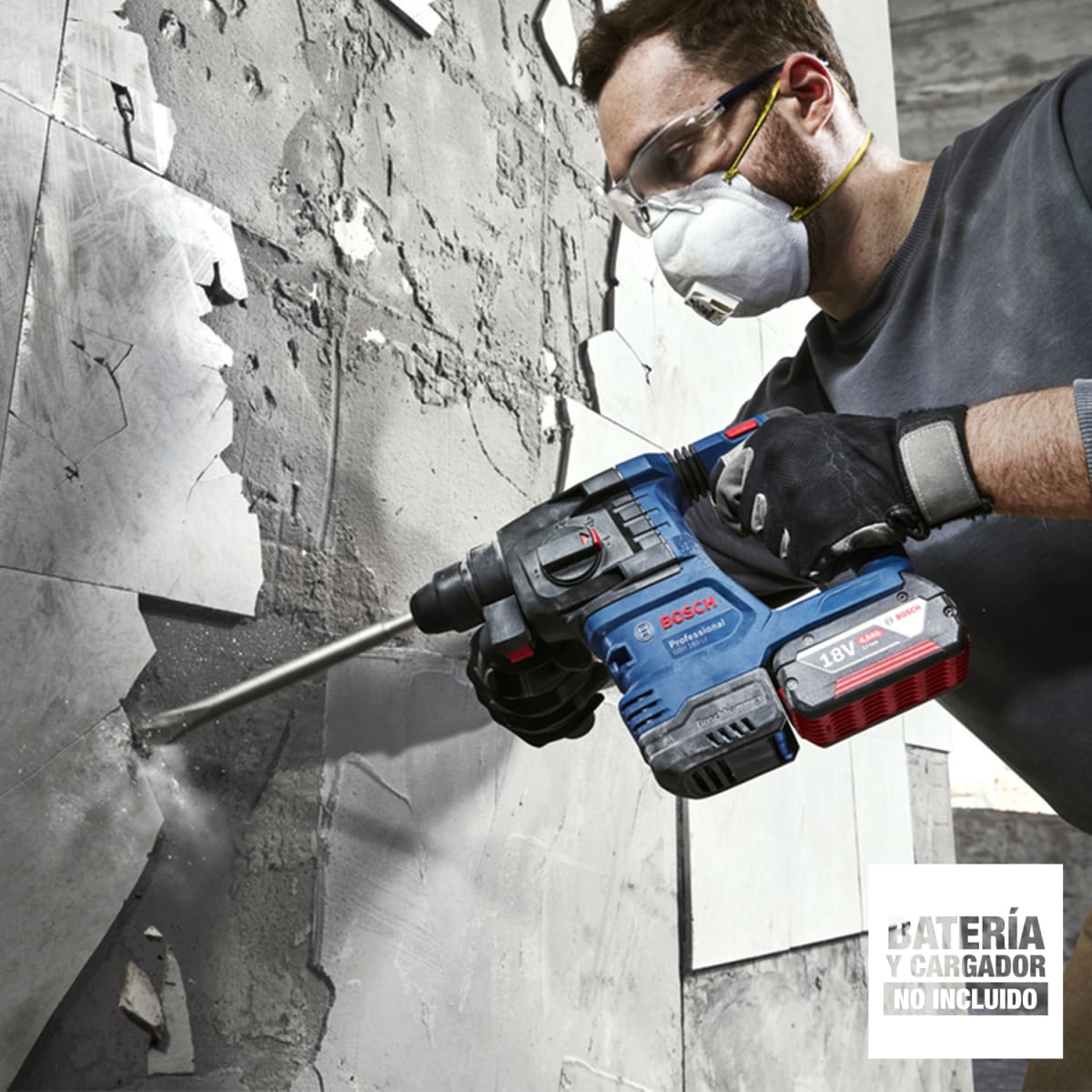 Rotomartillo Bosch SDS-Plus 18V Brushless (Sin Batería) GBH185-LI - 0611.924.0E06