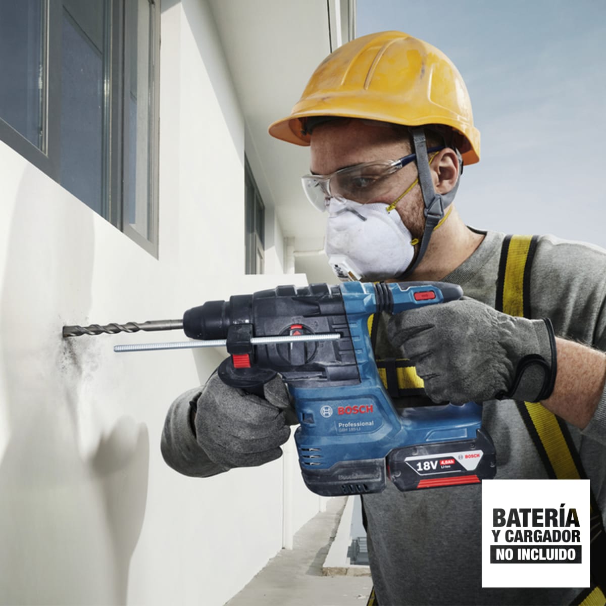 Rotomartillo Bosch SDS-Plus 18V Brushless (Sin Batería) GBH185-LI - 0611.924.0E07