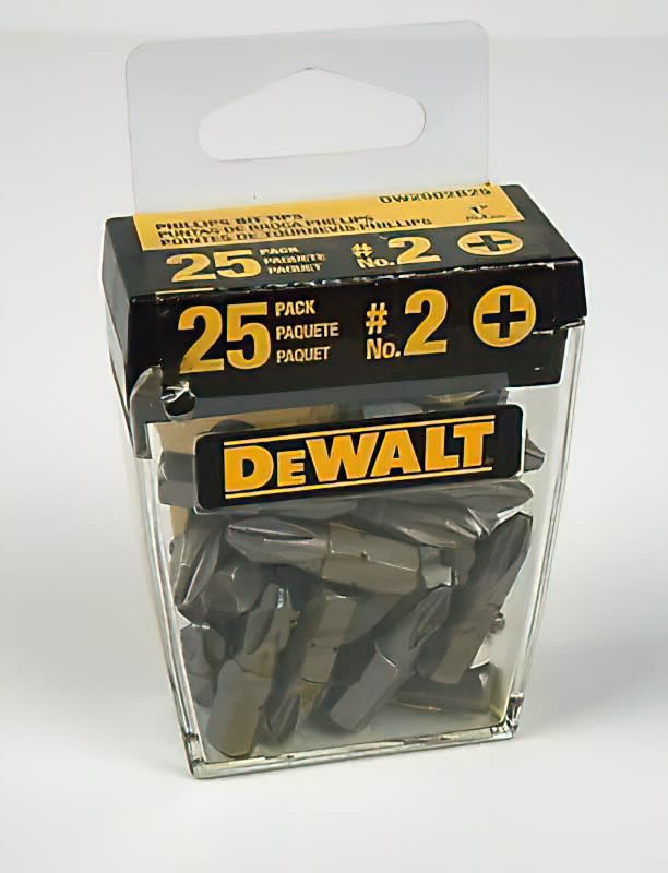 PACK de Puntas x 25 #2 PH1 DW2002B25 DEWALT1