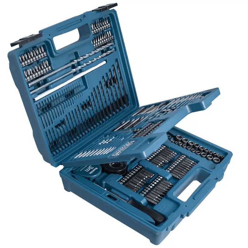 Set de brocas y puntas (METAL, MAMPOSTERIA Y MADERA) 212Pcs-E-062703