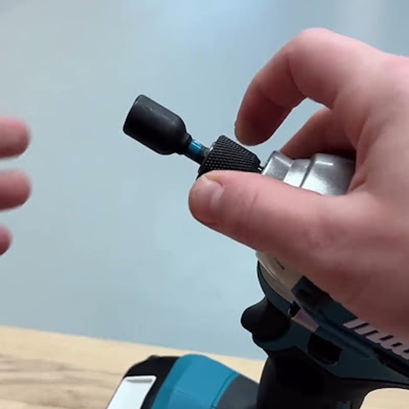 Set de 6 Dados Magnéticos Makita Impact Black 1/4