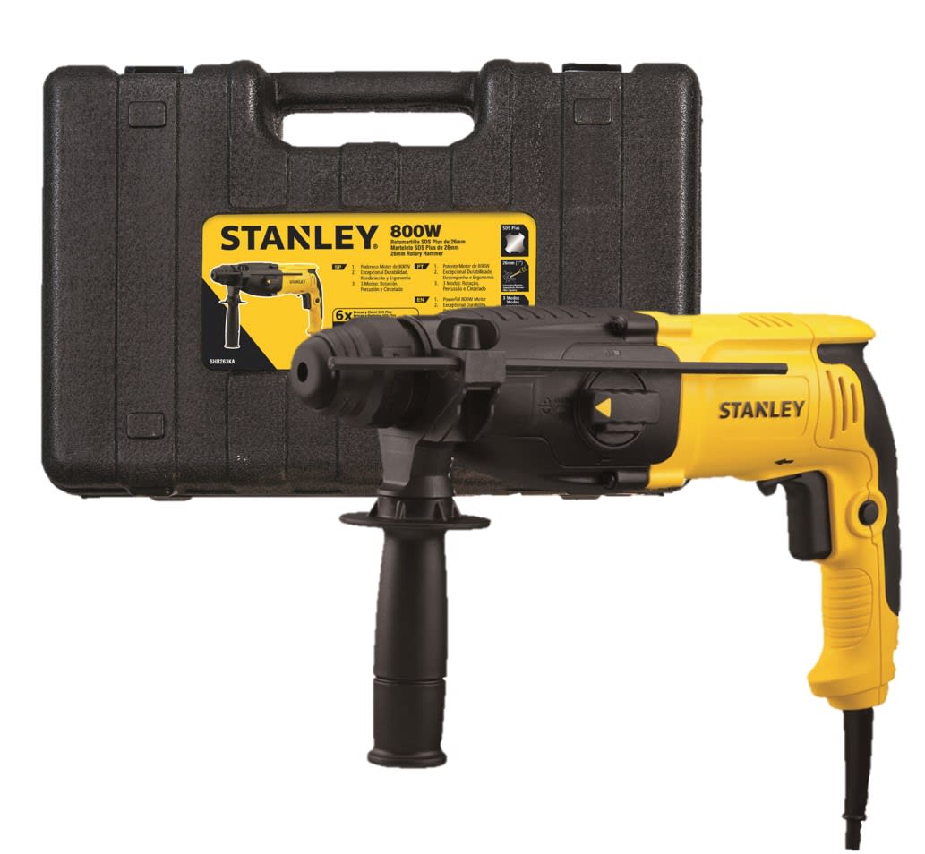 Rotomartillo SDS Plus 800W STANLEY SHR263K1