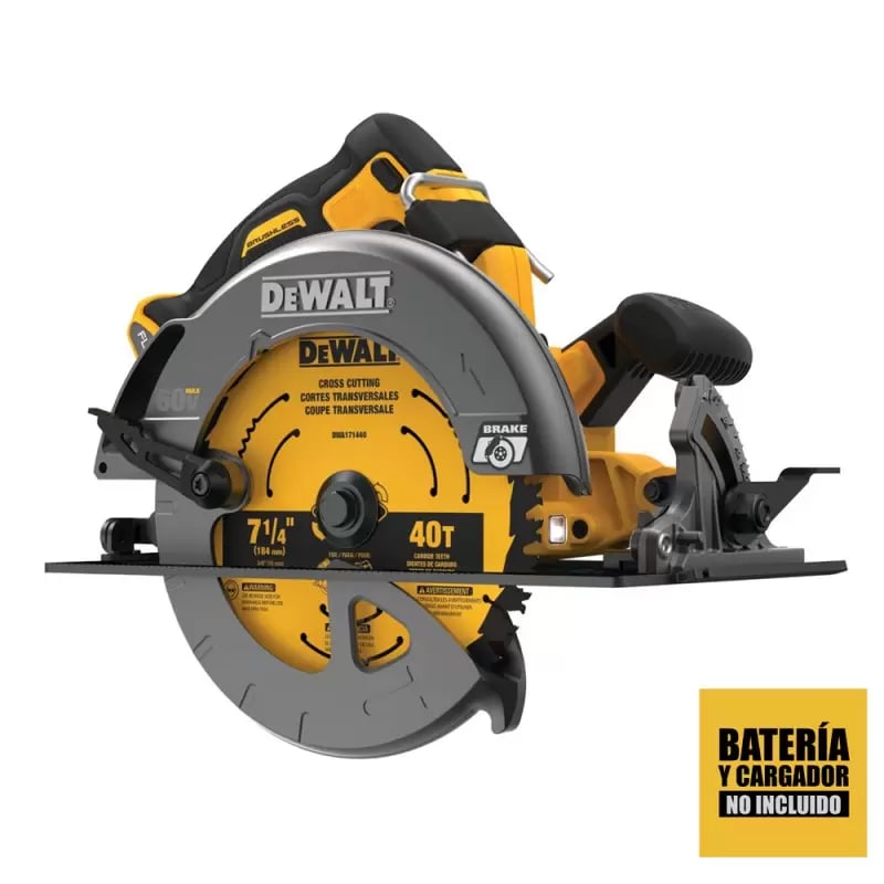 Sierra Circular 7-1/4'' 60V XR Baretool Dewalt DCS575B-B32