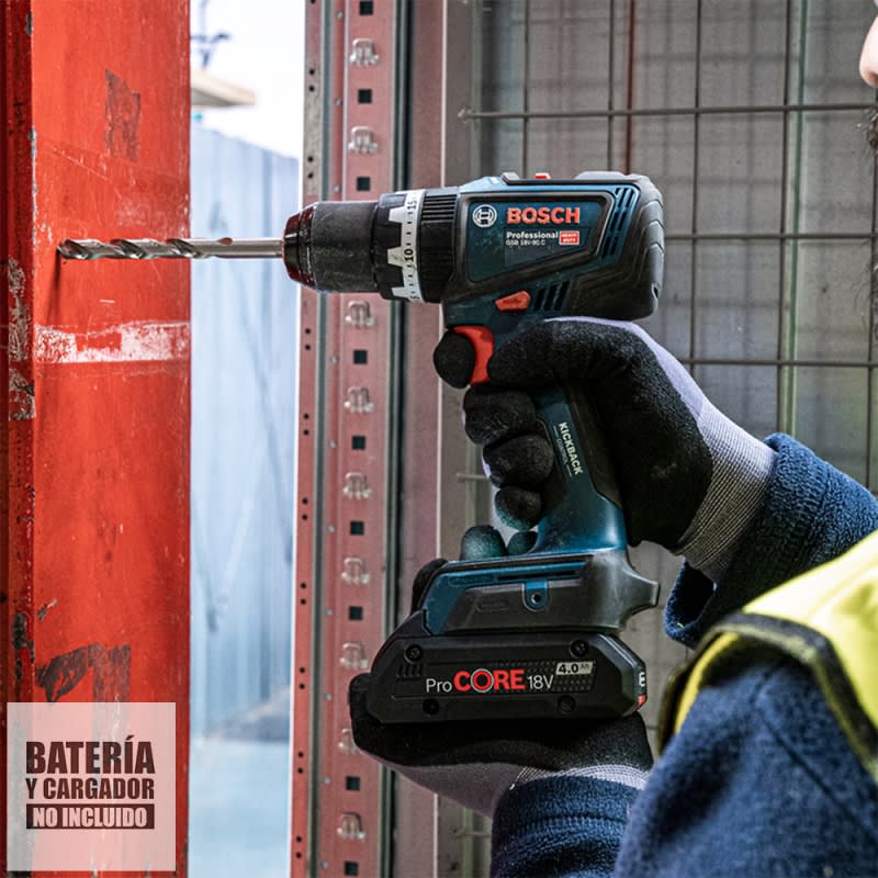 Taladro percutor Bosch 18V Brushless (Sin Batería) GSB 18V-90 C - 0601.9K6.1E05