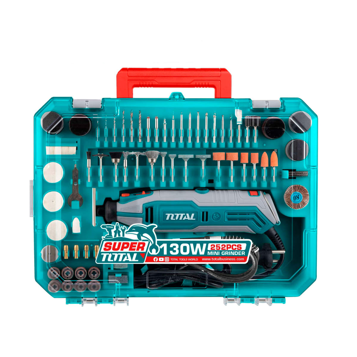 Minidrill Con 252 Accesorios 130W Total TG51332611