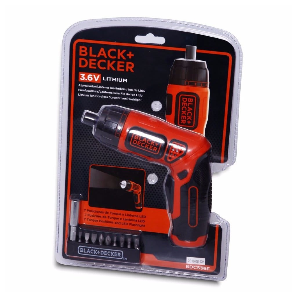 ATORNILLADOR  INALAMBRICO 3.6V - BDCS36F-B2C3