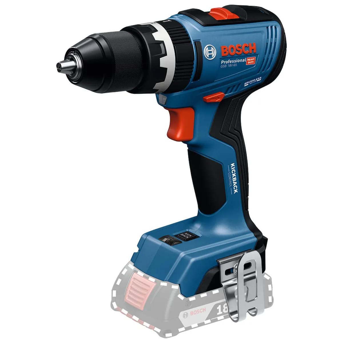Combo Bosch GSB 18V-65 + GWS 18V-8 Brushless 18V + Maleta - 0615.A50.0AY2