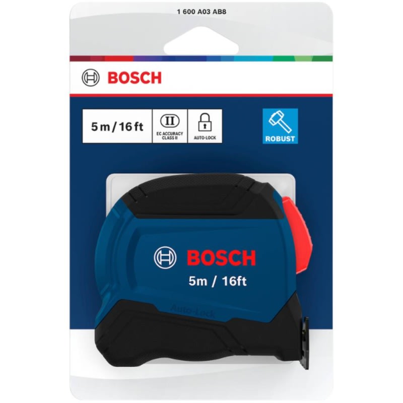 Wincha 5 Metros x 27 mm Autolock Bosch 1600.A03.AB81