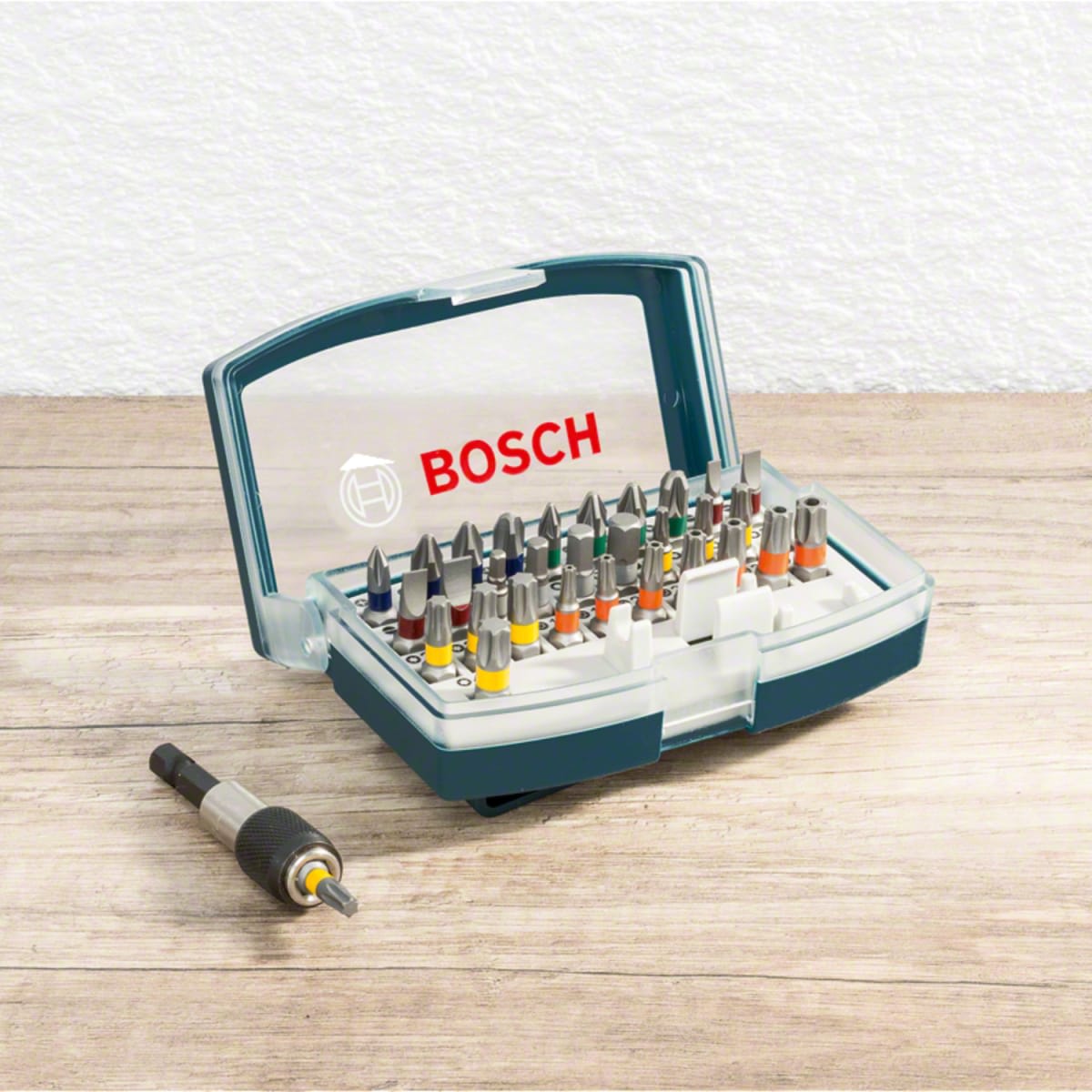 Set de 32 Puntas Hex con Adaptador Azul Colour Code Bosch 2607.017.3595