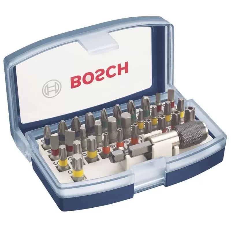 Set de 32 Puntas Hex con Adaptador Azul Colour Code Bosch 2607.017.3593