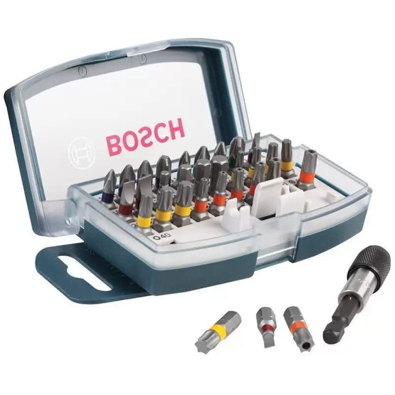 Set de 32 Puntas Hex con Adaptador Azul Colour Code Bosch 2607.017.3594
