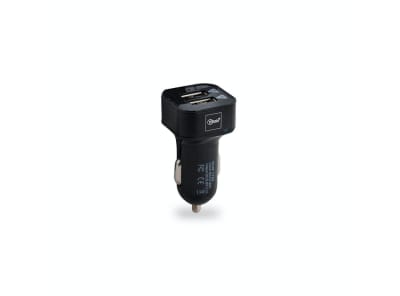 CARGADOR MLAB AUTO 2-USB NEGRO 77641