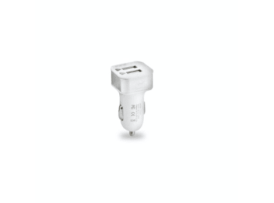 CARGADOR MLAB AUTO 2-USB BLANCO 77651
