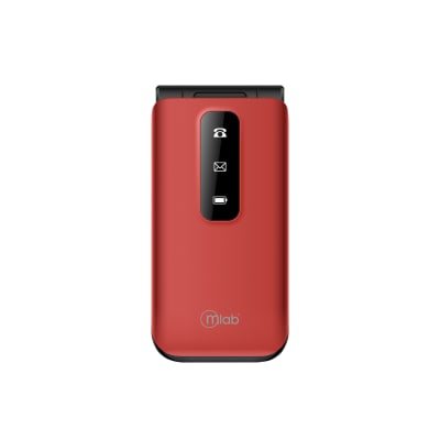 TELEFONO MLAB SENIOR 8714 ROJO1