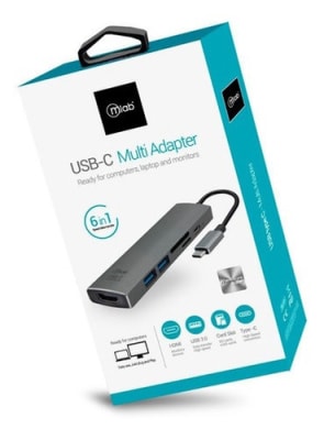 ADAPTADOR MLAB TIPO C A HDMI-USB-PD-MEM. 88631