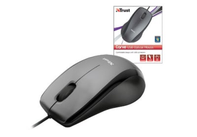 MOUSE TRUST USB CARVE 15862-051