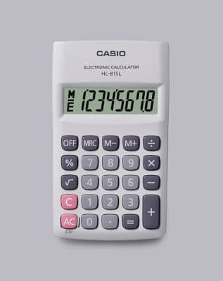 CALC. CASIO HL-815L BLANCO1