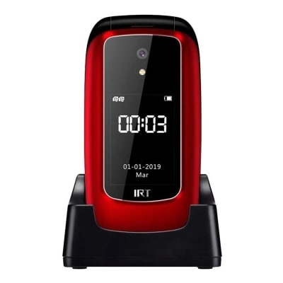 TELEFONO IRT SENIOR 410 ROJO TAPA1
