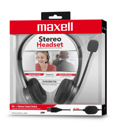 FONO MAXELL PC C/MIC. USB1