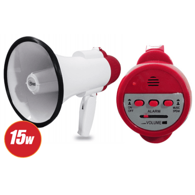 MEGAFONO MLAB 15W C/SIRENA 64391