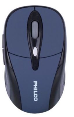 MOUSE PHILCO INALAMBRICO 245 AZUL1