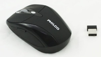 MOUSE PHILCO INALAMBRICO 245 NEGRO1