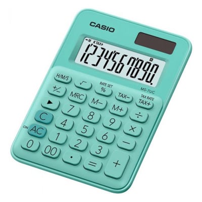 CALCULADORA CASIO MS-7UC VERDE1