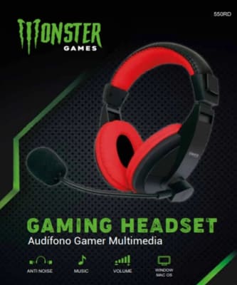 FONO MONSTER GAMING 550 ROJO1