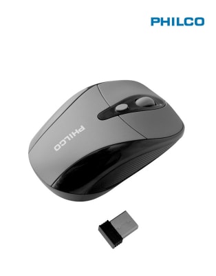 MOUSE PHILCO INALAMBRICO 245 SILVER1