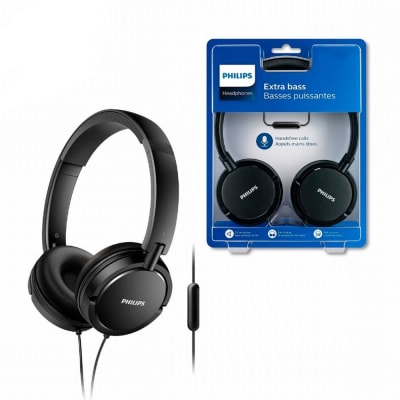 FONO PHILIPS SHL-5005 C/MIC NEGRO1