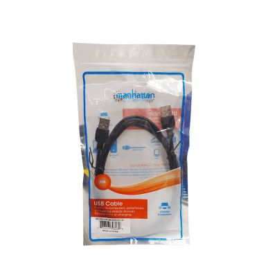 CABLE MANHATTAN USB-USB MACHO 1.8MTS.1