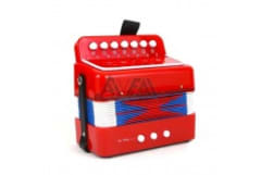 ACORDEON NUTECH 17 NOTAS ROJO 5410